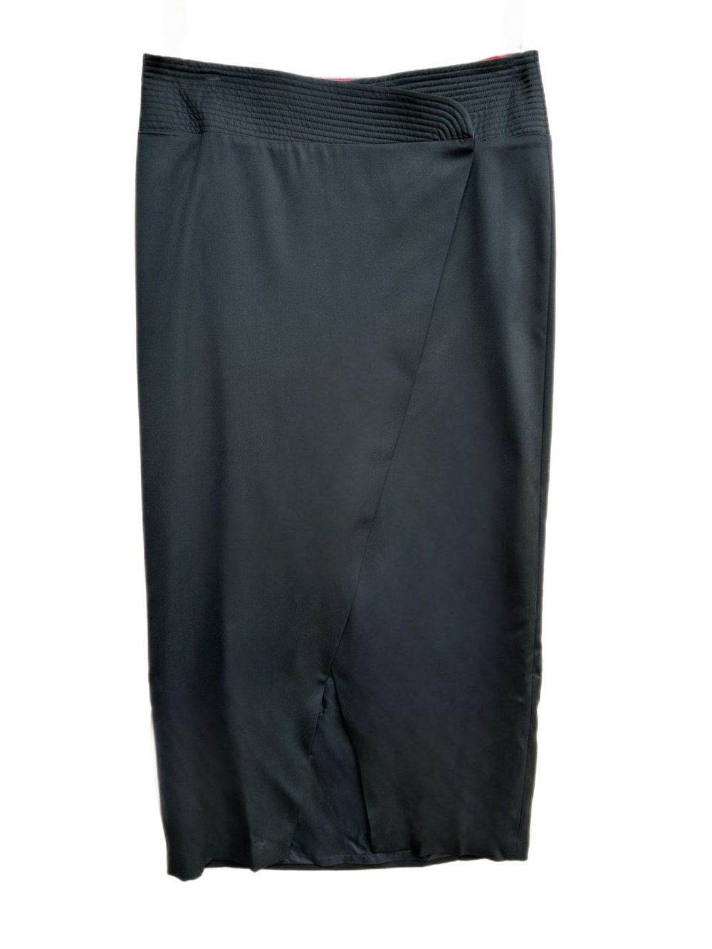 Express Classic Black Wrap-Front Women's Skirt